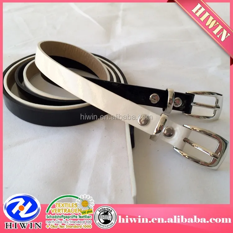 Metallic PU Belt with Shiny / Gunmetal Pu leather belt / Metal Buckle ladies new fashion belt