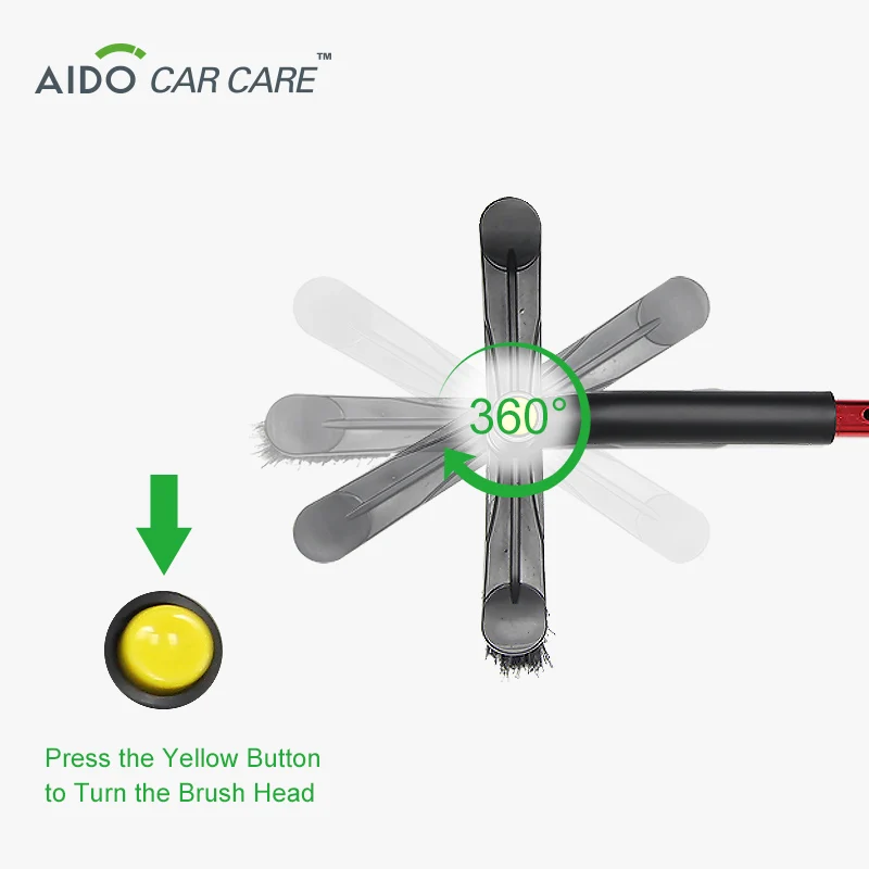 Car Care Snow Sweeper Telescopic Car Snow Brush with Ice Scraper for Car