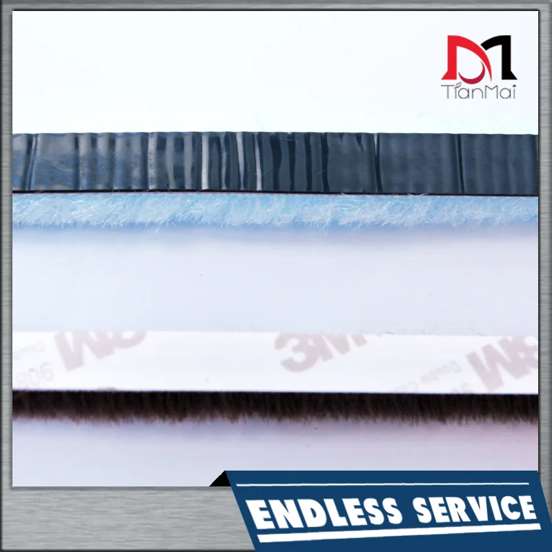
Silicon or non silicon weather strip with fin or with adhesive for windows and doors all available 