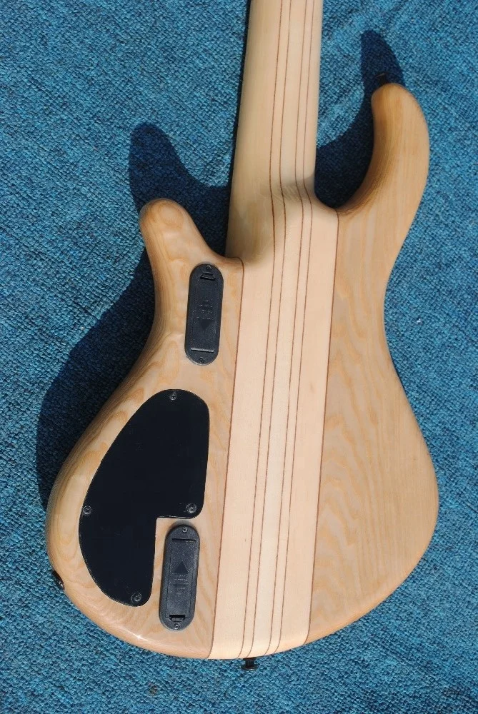 Weifang Rebon 6 string neck through body fanned fret multi scale electric bass guitar