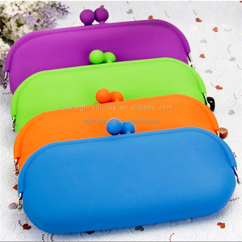 Coin Purse Colorful Lovely Silicone Minbi Coin Pouch Makeup Portable Cosmetic Bag