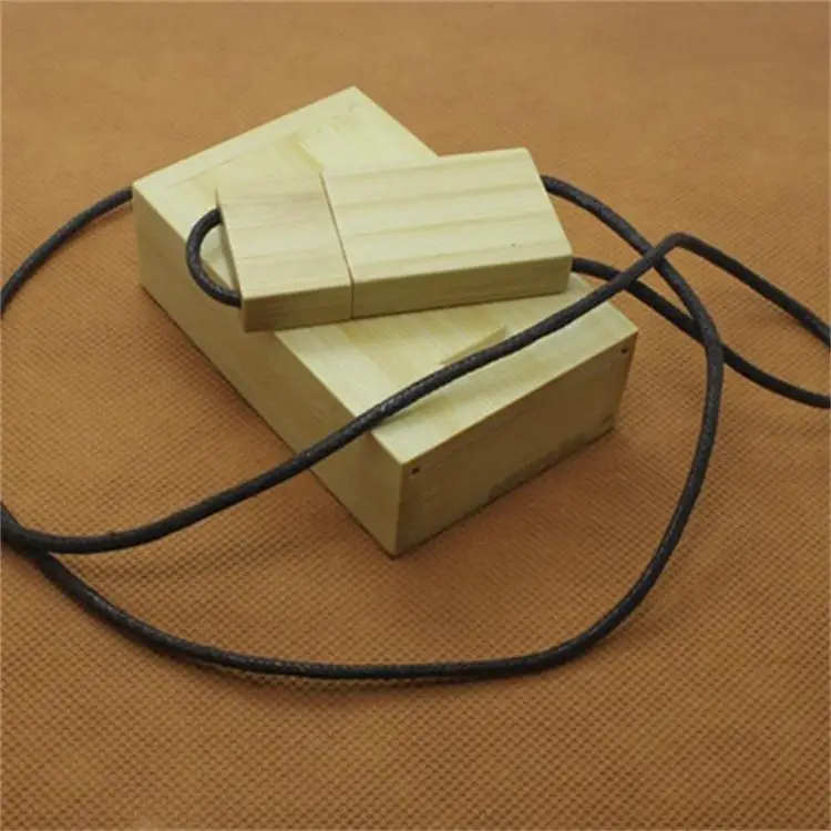 CT8832 Wooden 1G 2G 4G 8G 32G 128G 256G Business Affairs USB Drive Key chain Custom Logo Wholesale