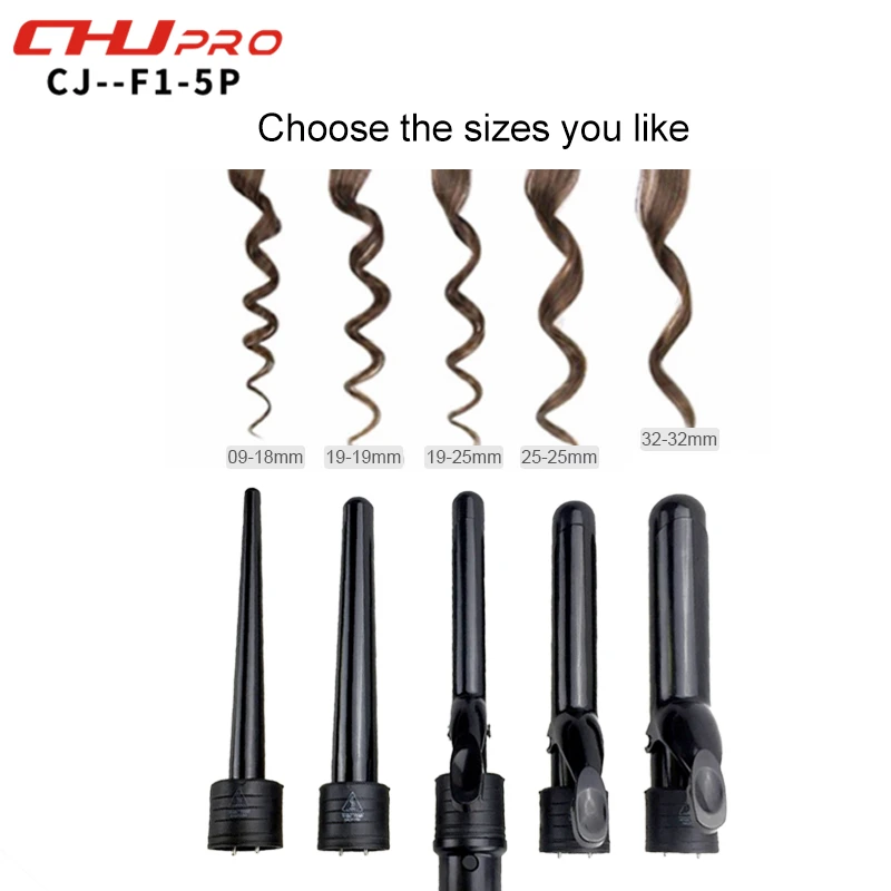 Magic Hair Curler Plastic Hot Roller Hair Clips Curling Wand Hair Curler Simply Curl Fast Heat Rechargeable Curling Iron