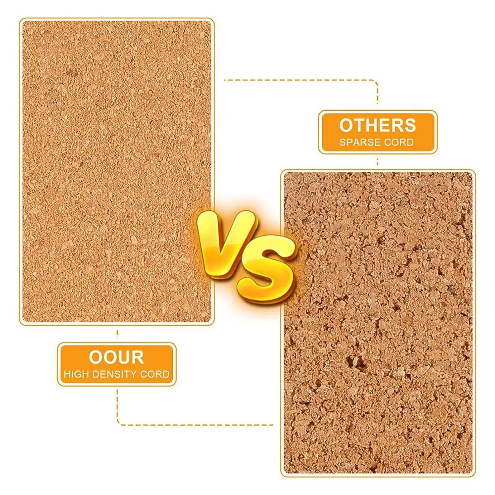 
Mini Hexagon Wall Bulletin Cork Board with Full Sticky Back 