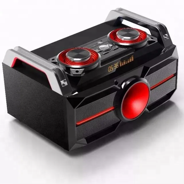 Portable bass speaker with USB/SD/FM/Line-in/BT/Rec/MIC /remote function