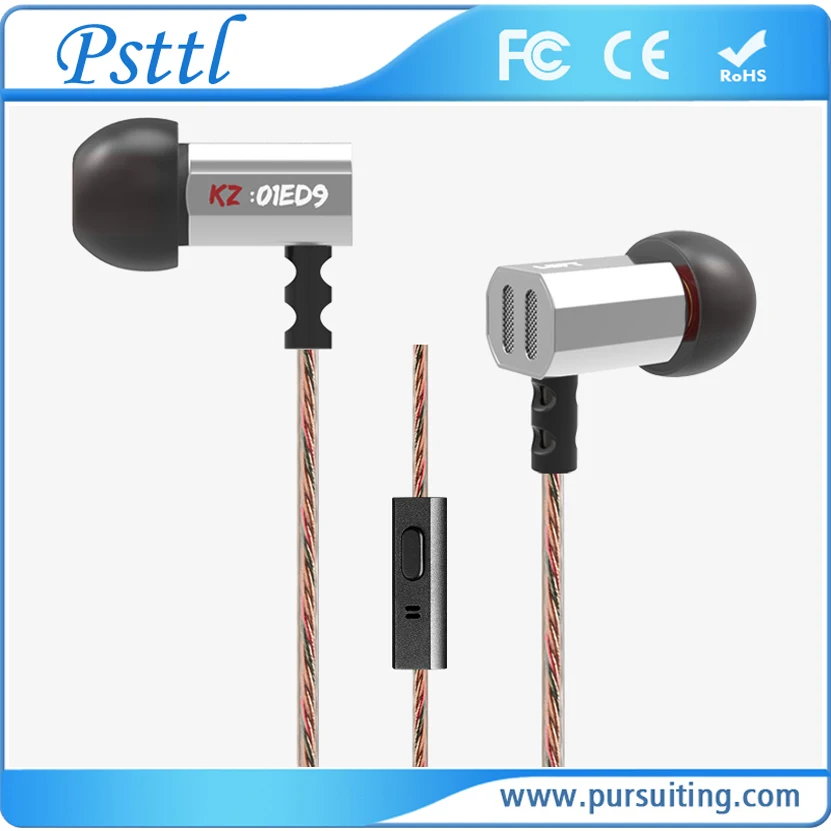 KZ ED9 Super Bowl Tuning Nozzles T Shaped Driver Monitoring In Ear headset HiFi Earphone With Microphone