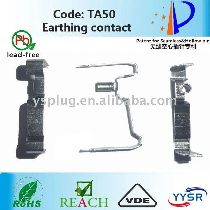 Massive production solid power brass plug insert hollow brass pin