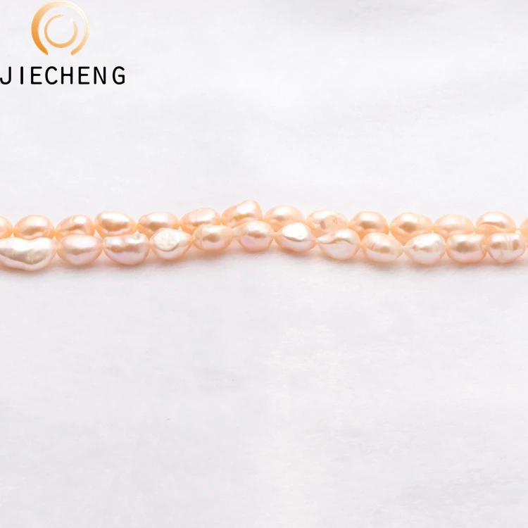 AA+  8-9mm irregular freshwater pearl strand natural zhuji wholesale cultured pearls for sale