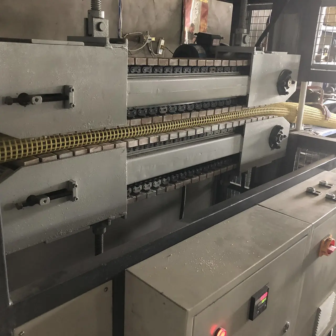 
Plastic filter net pipe making machine 