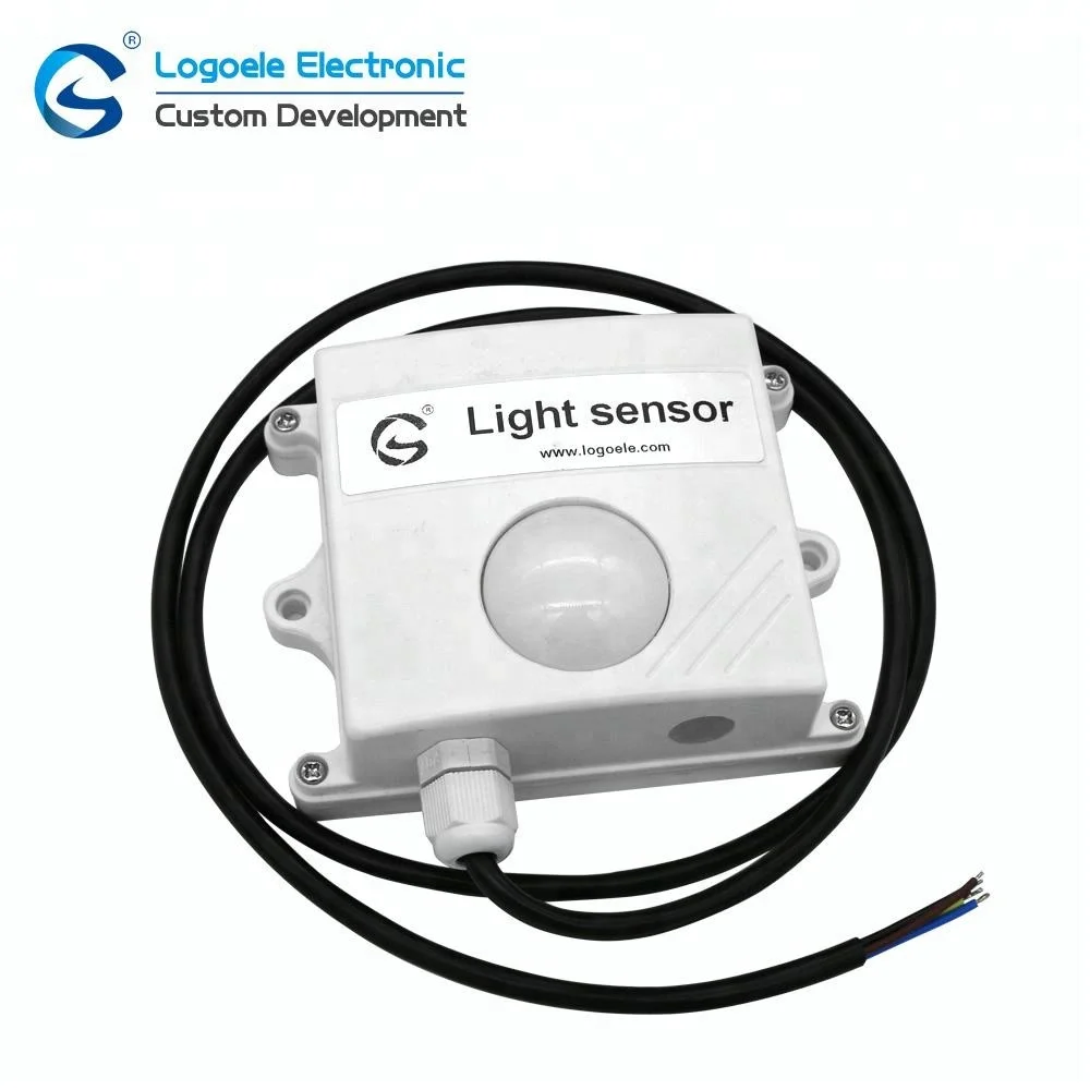 Digital Modbus RS485 illuminance detector illumination ambient light sensor for greenhouses agriculture urban lighting