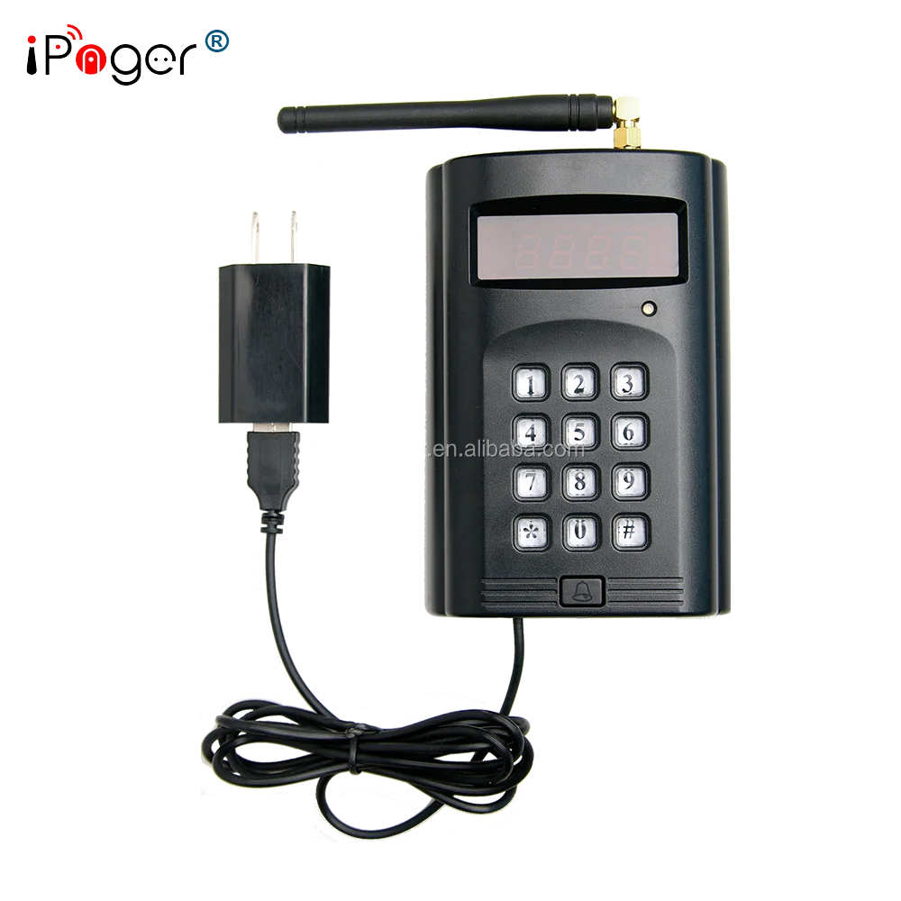 Easy to use table caller wireless buzzer queue waiting system