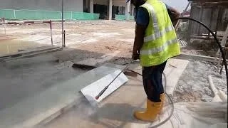 high efficiency ship hull rust paint remove high pressure hydro blaster