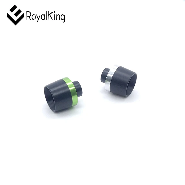 
510 resin DripTips Vape Mouthpiece with colored mental rings for E Cigarette RDA Atomizer tank 