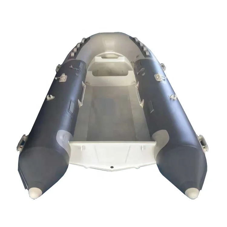 
Cheap big V shape float tube inflatable boat aluminum hull rib boat  (60816697285)