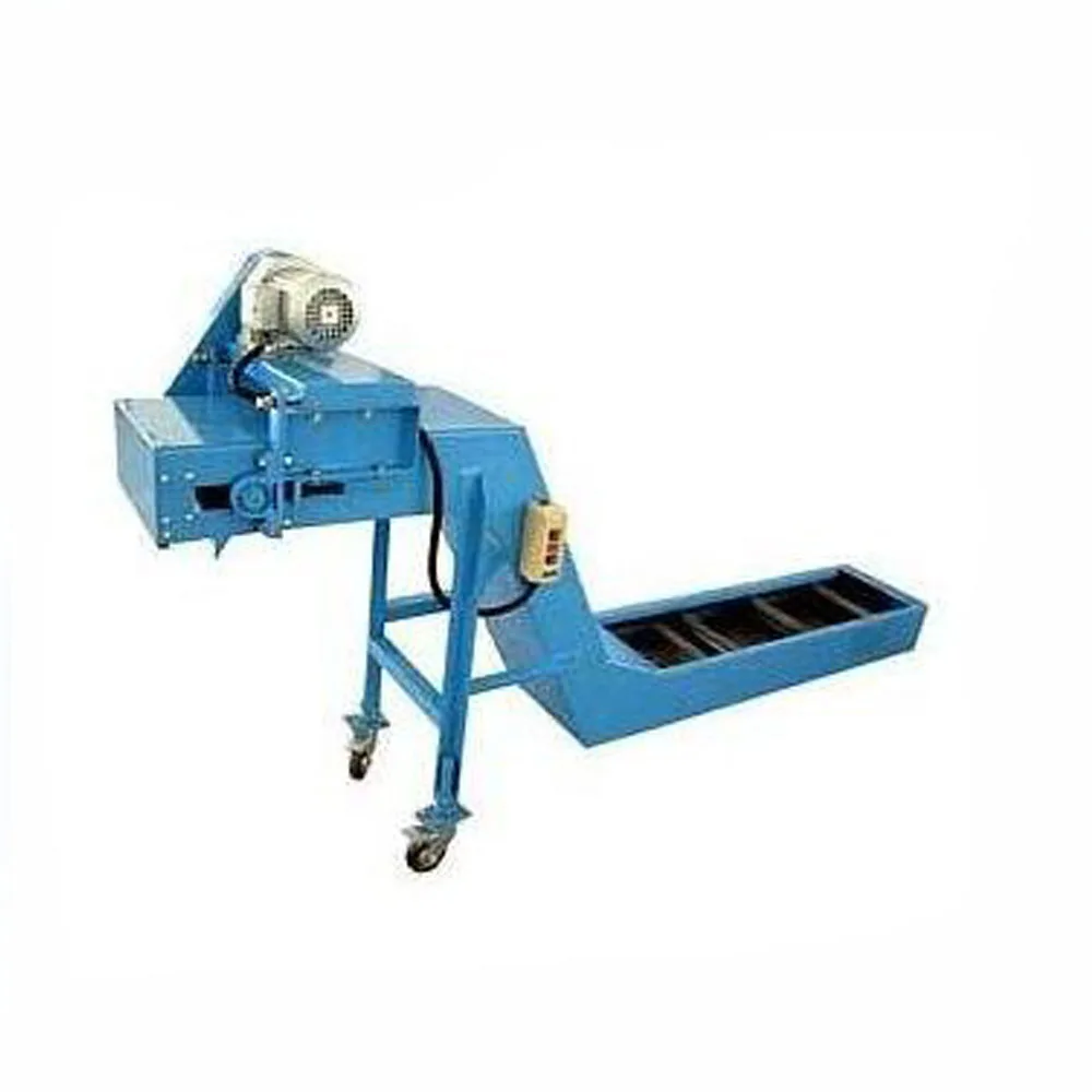 High efficiency variable speed scrap chips belt conveyor