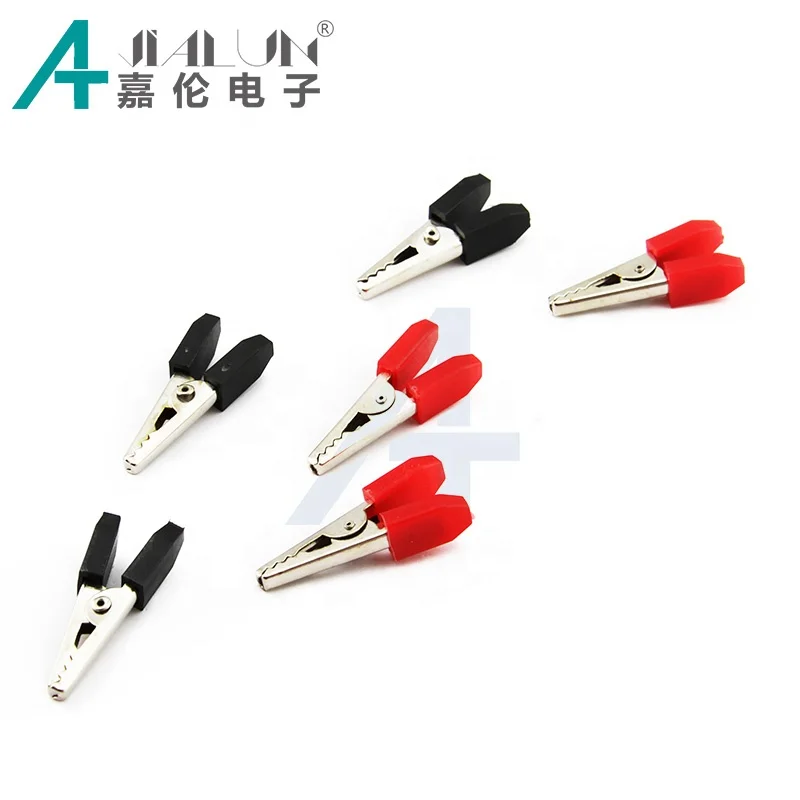 JIALUN free samples small alligator clip iron alligator clamps sizes for LED light fast shipping
