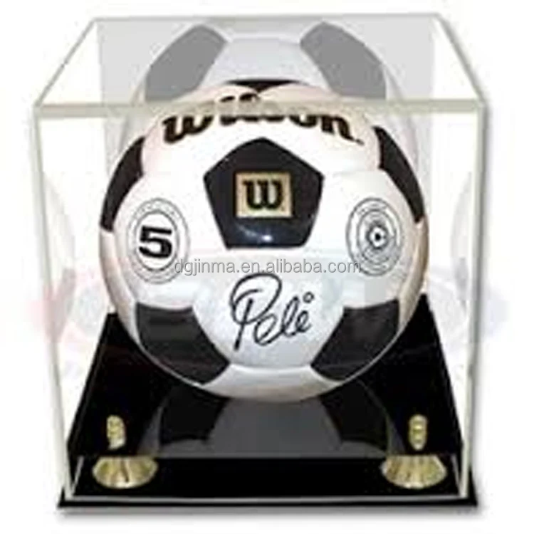 Free Design Custom Free Standing Soccer Ball Display Base Stand For Acrylic Box