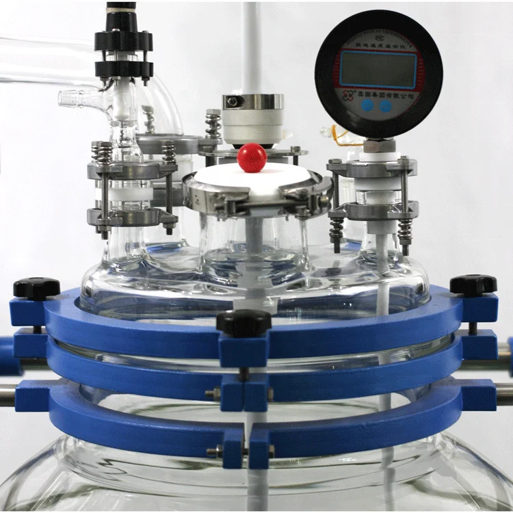 Glass chemical reactors cstr continuous stirred tank reactor