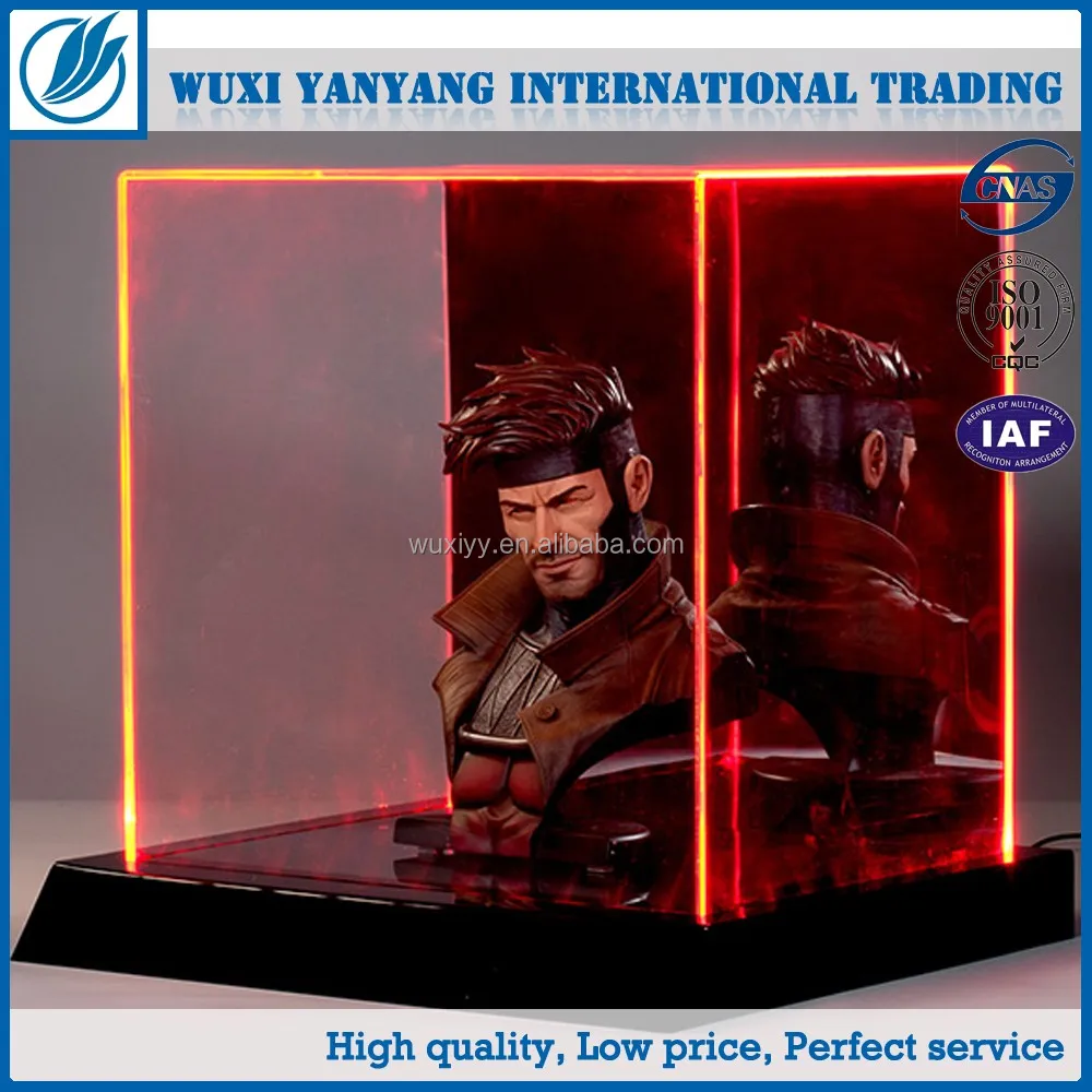 acrylic display boxes with led light