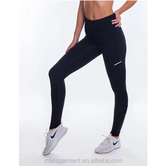 Gym Women Fitness Clothing Leggings Running Tight Leggings with 3M Reflective Stripe