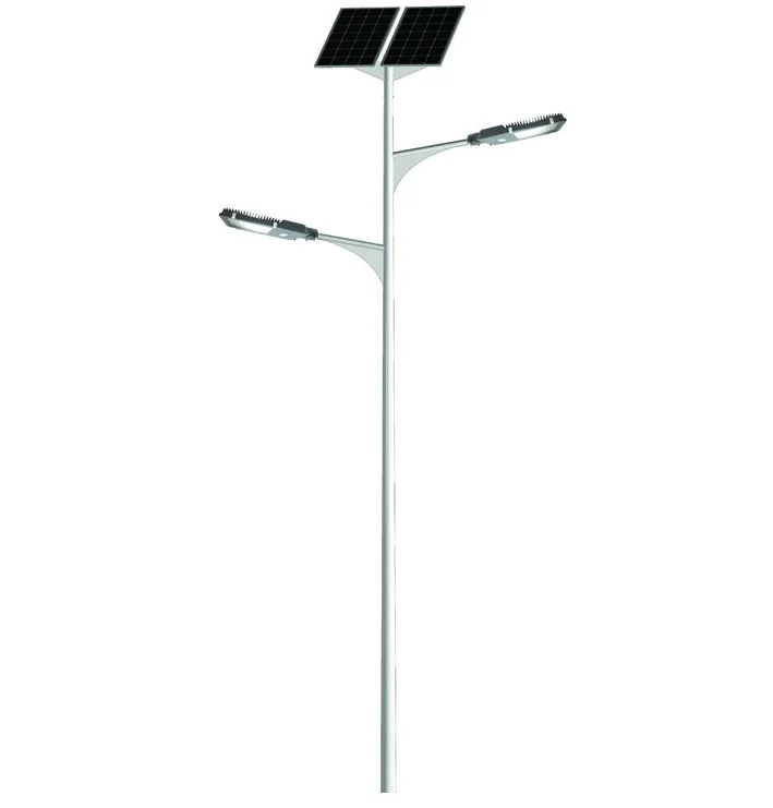Yangzhou Yongdian made smart double arms integrated solar street light form china (60753324948)