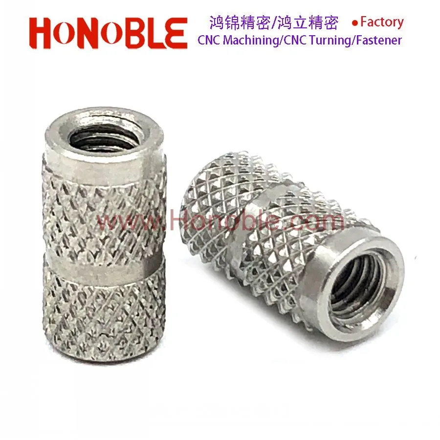 Stainless steel Brass ITB/ITC Molded-in M4 M5 M6 threaded brass insert nuts