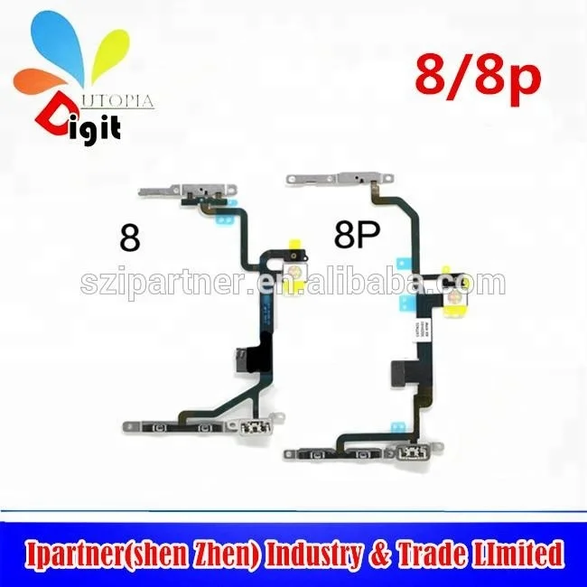 On Off Power And Volume Flex Cable for iPhone 8/8 Plus Volume Button Power Flex Cable