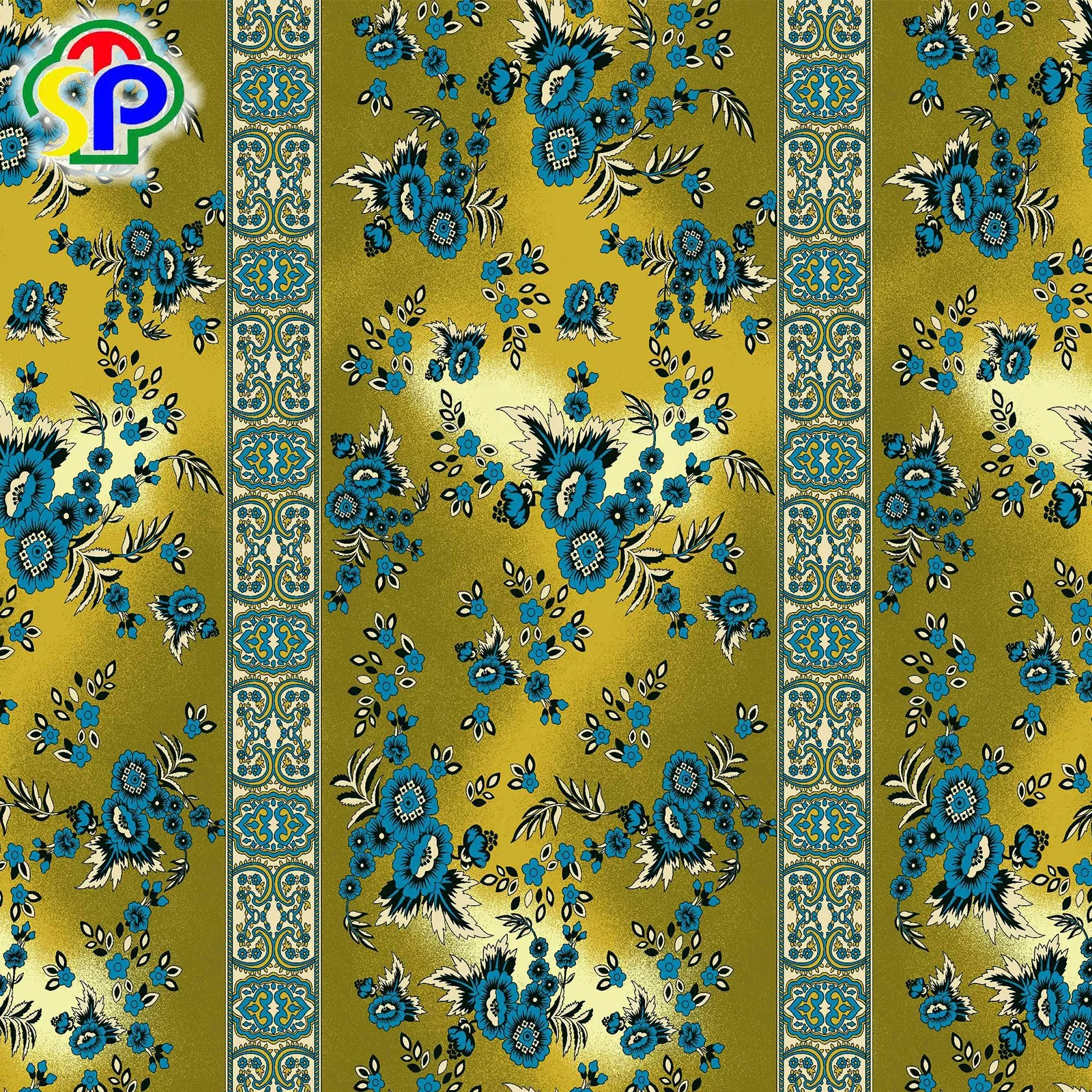 
African Printed Spun Rayon 100% viscose woven fabric baati 