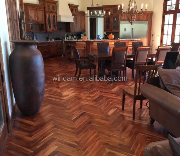 Короткий лист акации в елочку/Азиатский грецкий орех, напольное покрытие из твердой древесины