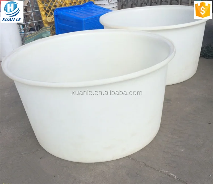 Ecofriendly extra large plastic fish tank fish farming with drain