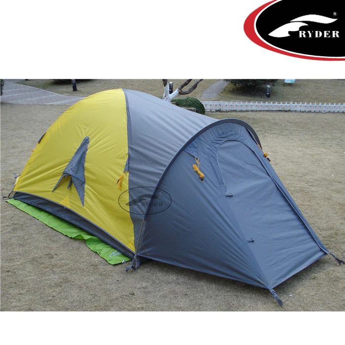 Picnic Stylish Shiny 3 Person Waterproof Three Season Outdoor  Extended Camping Tent Double Layer Two Entrance Vestibule