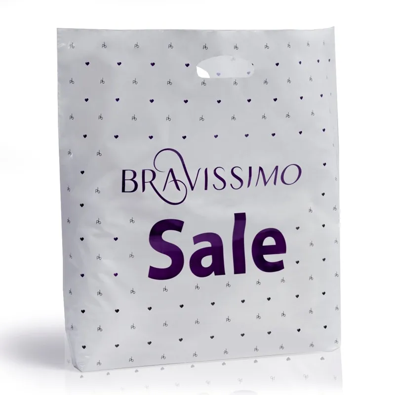 
Fashion plastic gift bag packaging bags custom logo from Anhui manufacturer 