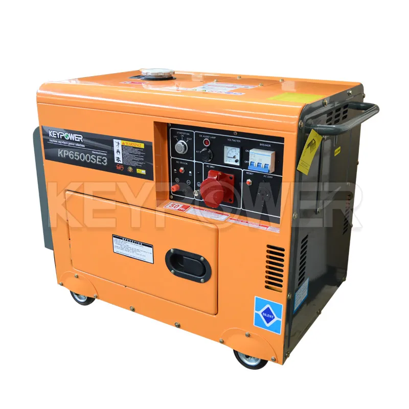 5kw 6.5kw Soundproof Diesel Generator Portable Diesel Generator 5kw
