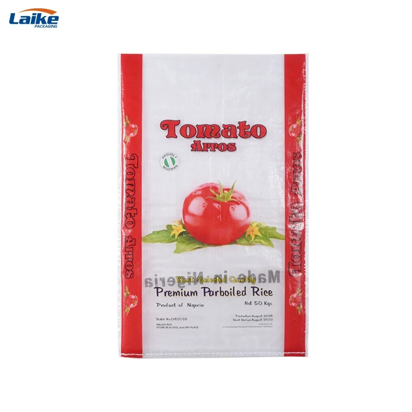 
Myanmar bopp laminated 25kg 50kg woven pp fertilizer packaging bag ,plastic fertilizer bag with PE liner 