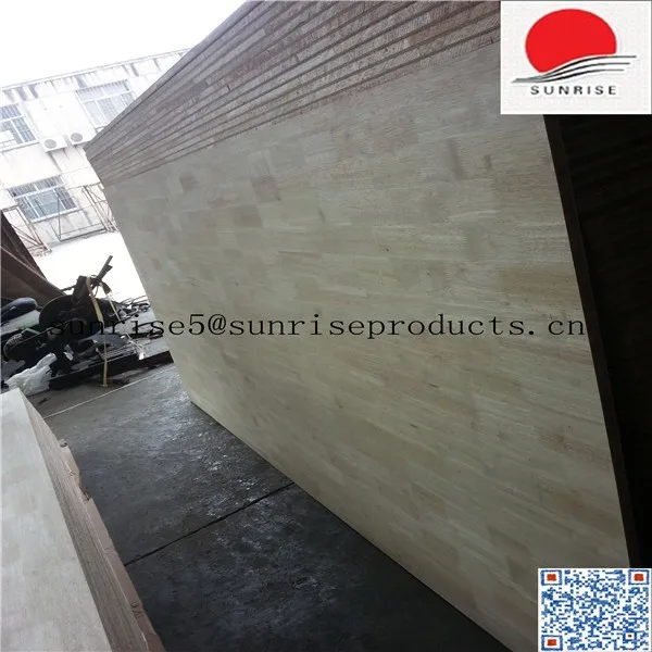 4*8 oak veneer paulownia/Malacca/poplar core blockboard square