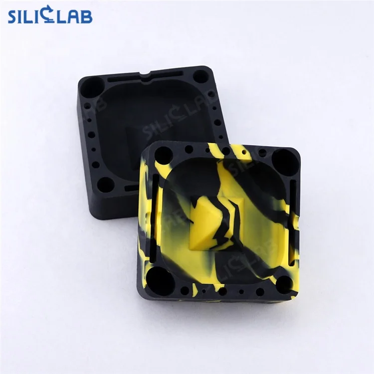 Heat resistant Silicone tobacco ashtray Smoking Products Accessories Pocket ashtray