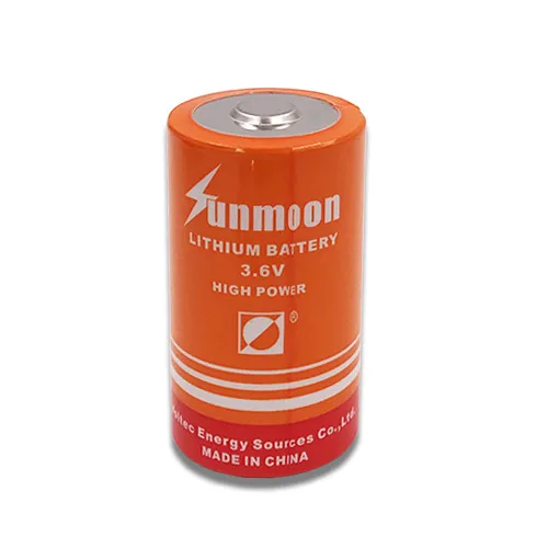 Sunmoon Battery Lithium Primary ER34615M Lisocl2 Bobbin Type Batteries Lithium Thionyl Chloride Battery