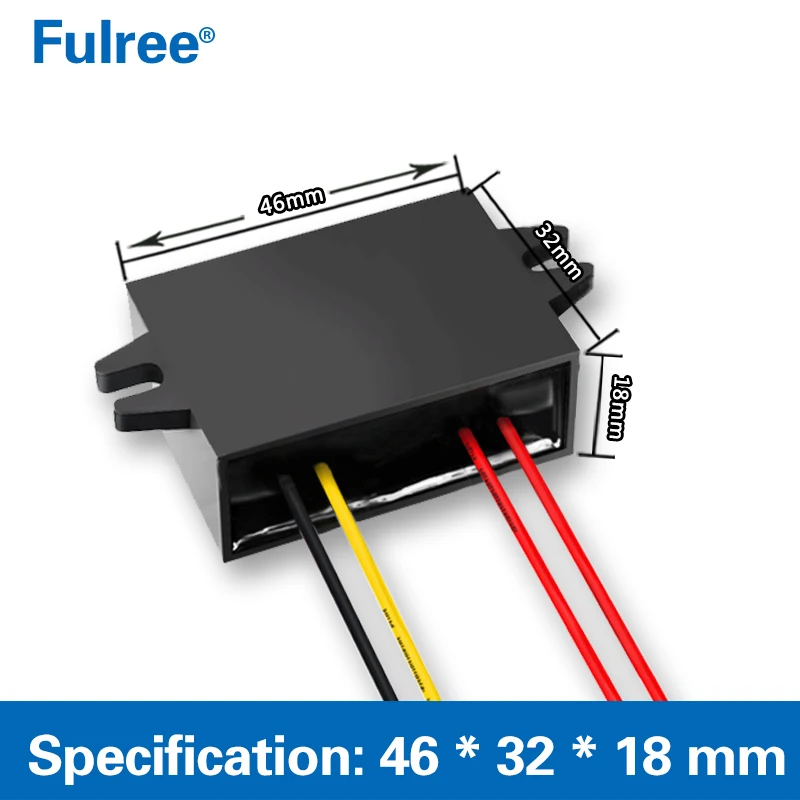 Fulree 24V 36V 48V to 5V 1A 2A 3A 5A 8A DC-DC Step Down Voltage Converter Regulator 48VDC to 5VDC Buck Power Supply