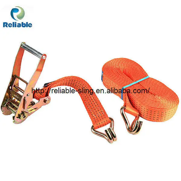 Truck Car Transportation Cargo Ratchet Tie Down Lashing Straps