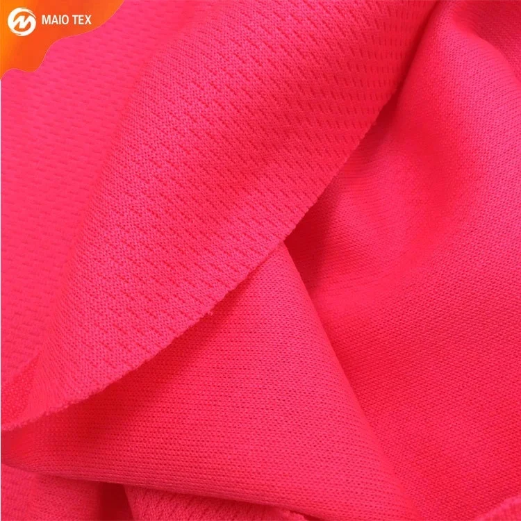 
100% polyester honeycomb bird eye mesh dry fit sport coolmax fabric for sport wear 