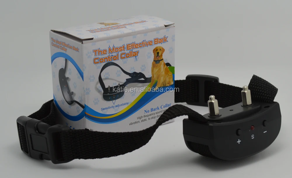 2016 hot selling Sensitivity Levels Pet Dog Device No Bark Control Automatic Shock Barking Stop Collar