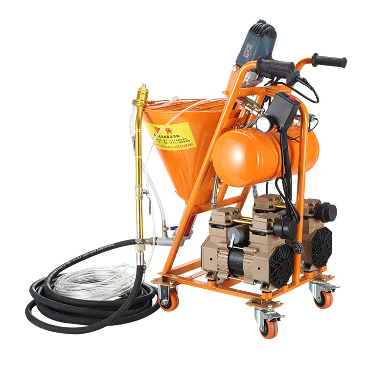 High-quality single power air compressor cement mortar cement spraying machine