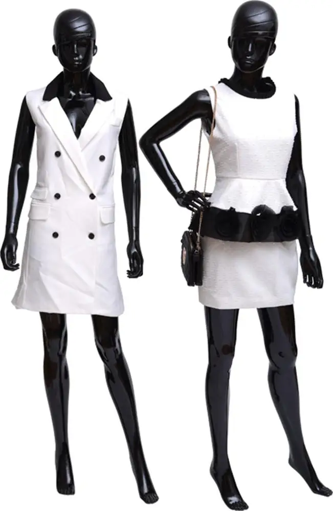 Display mannequin head full body male custom head mannequin sport  human hair black rubber hand mannequin