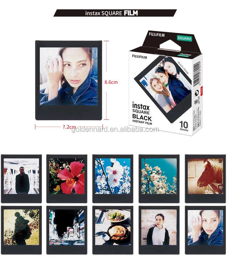 
Fujifilm Instax Square Black Film 2 Boxes(10 Photo Sheets per Box) 