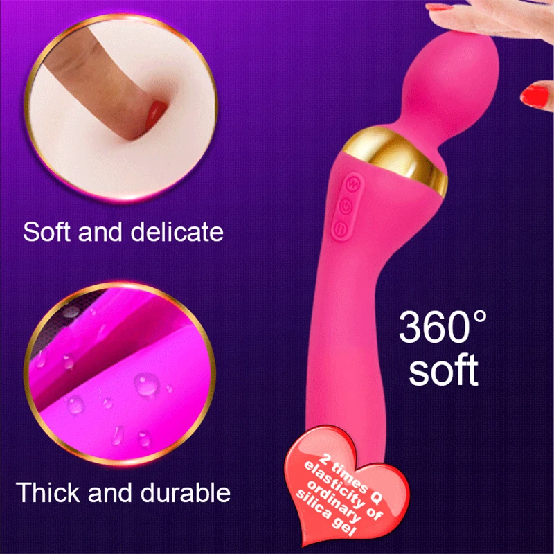 
Heating Stretch Dildo G Spot Vibrator for Woman Powerful Adult Sex Toys Clit Wand Massager Magic AV Vagina Stimulator Sex Shop 