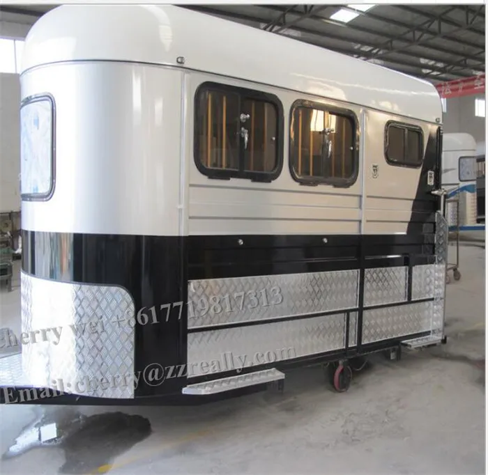 3/4 Horse Trailer Fiberglass Roof  Other Trailers Horse Trailer Front Window Curved