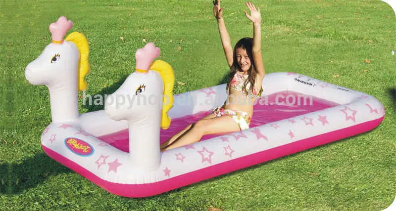 aiR MaGic Hot Sale -8201 Princess Carriage Design Pool,PVC Inflatable Carriage Toy