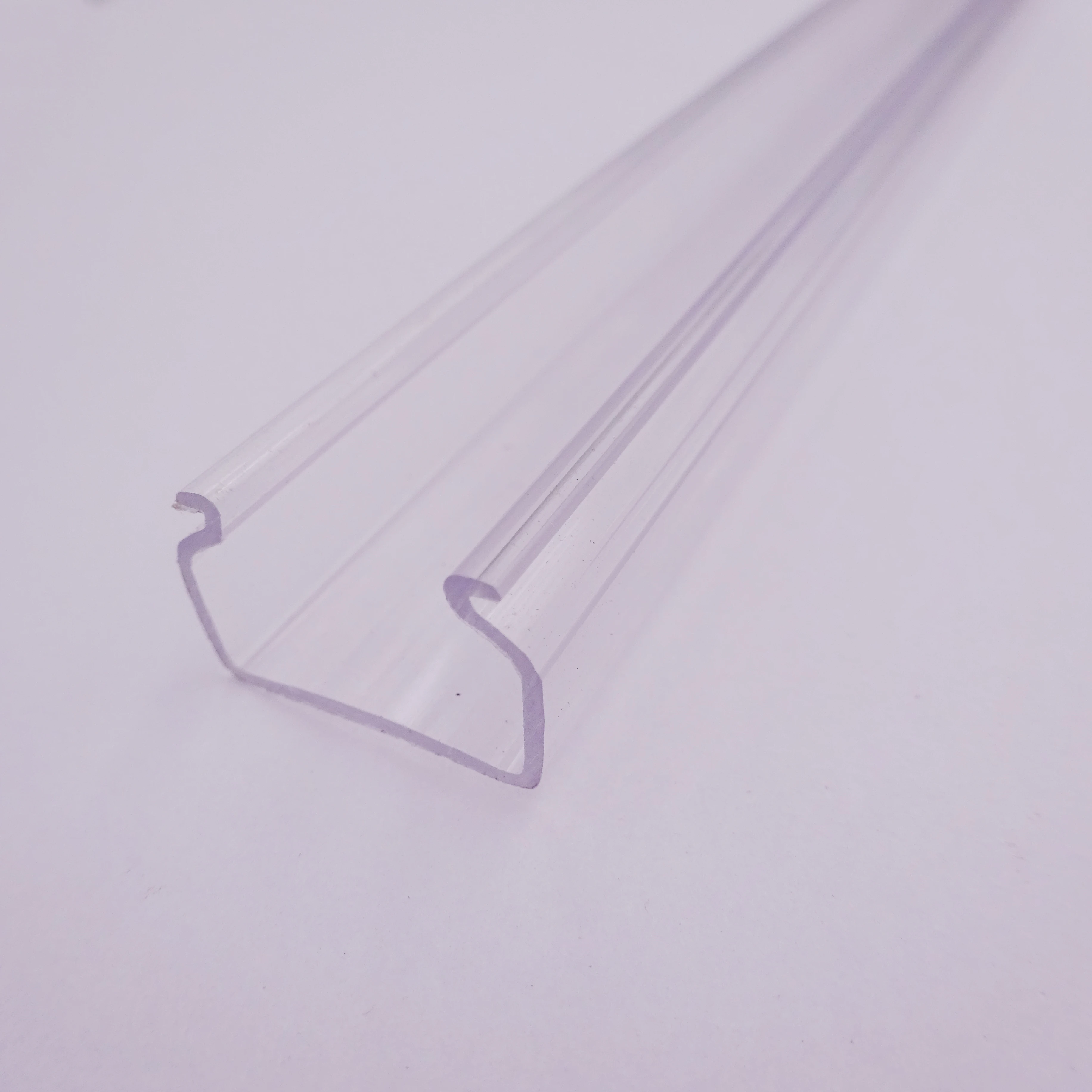 Customized Size Plastic Extrusion Profile Clear Square Tube