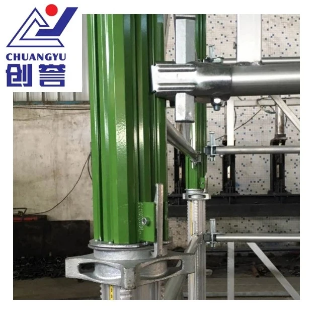 
Aluminum truss brace for shoring prop 