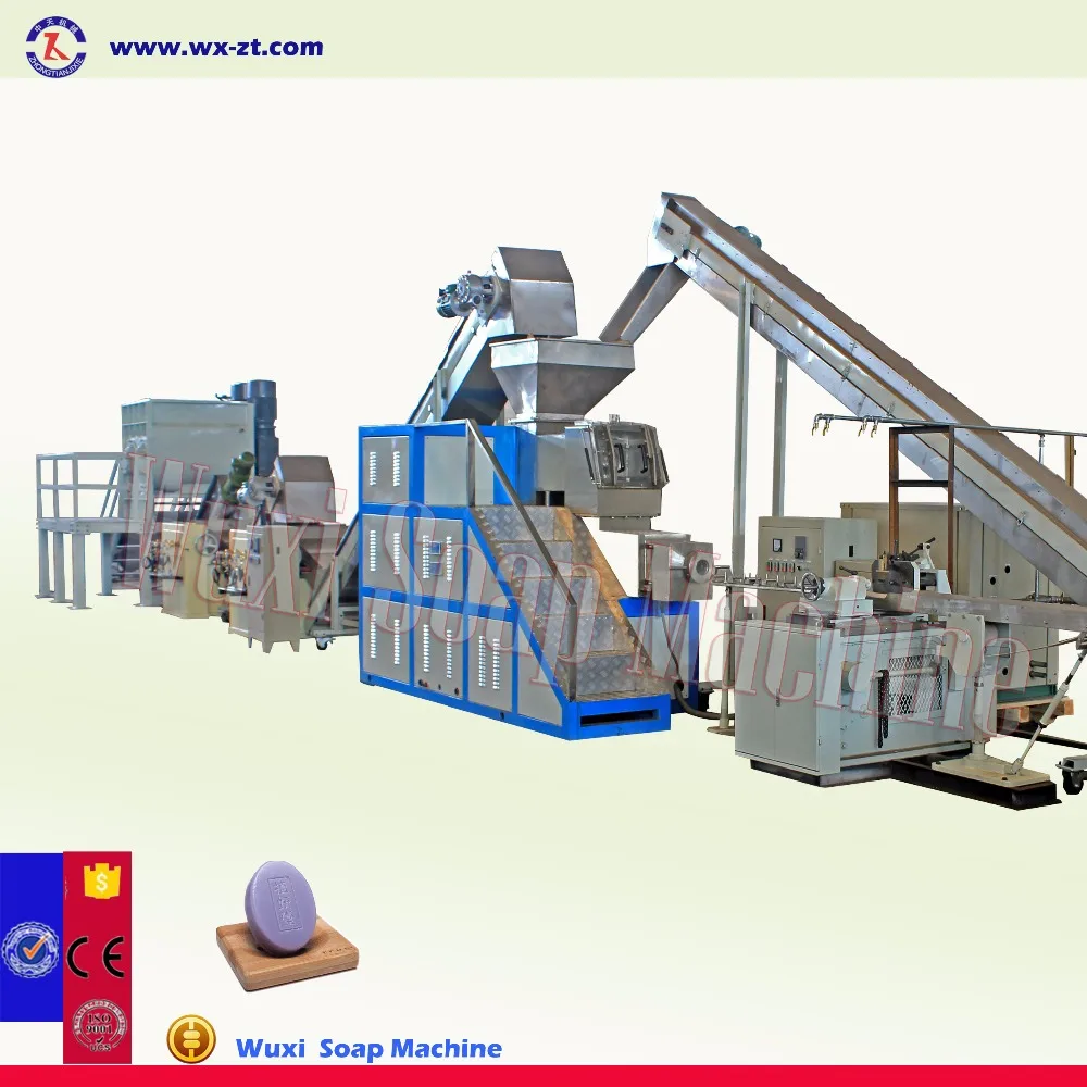 China supply 500kg/h toilet Soap Making Machine ISO9001-2000 from Wuxi soap machine